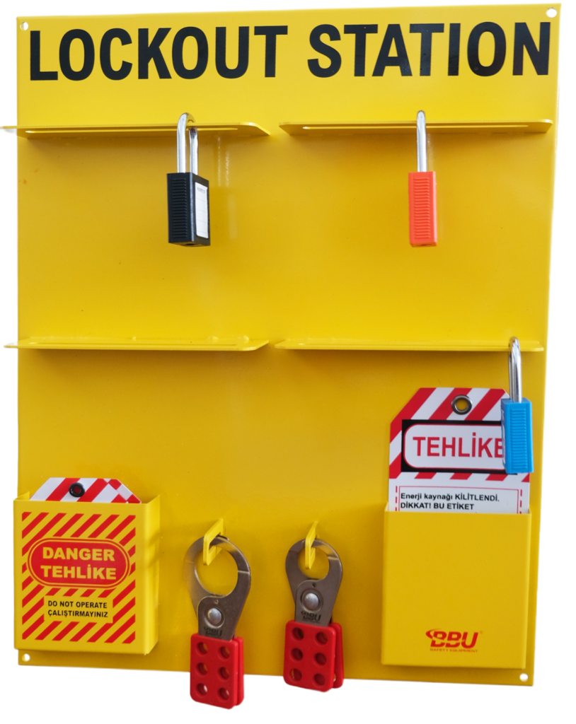 BBU SAFETY 14-Capacity Metal Lockout Station