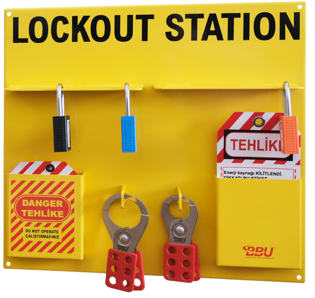 BBU SAFETY SL LS02 28-Capacity Metal Lockout Station